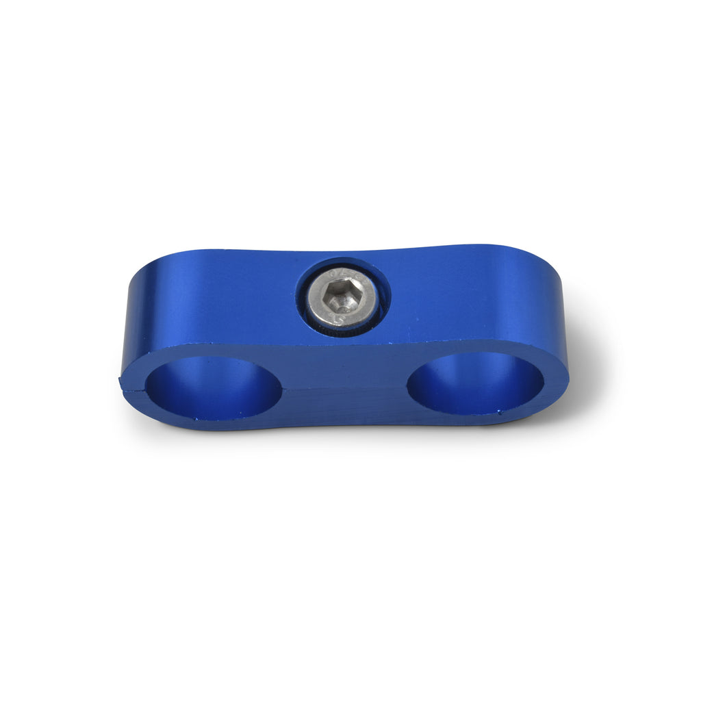 Hose-Separator-For-6-Braided-Hose-Blue-Anodize