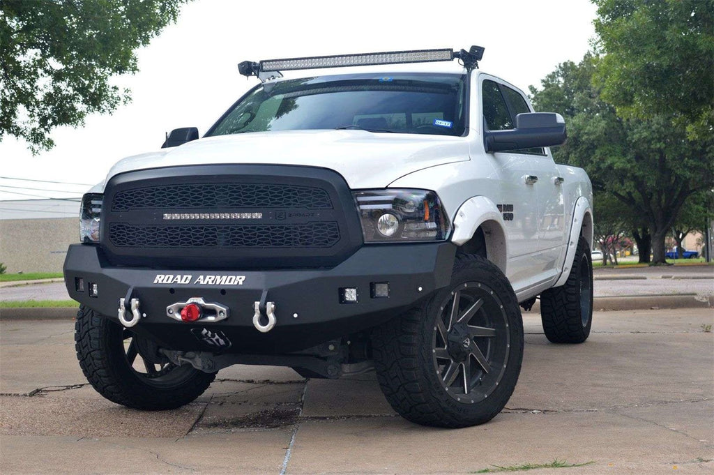Road Armor 413F0B Stealth Winch Front Bumper for Select Ram