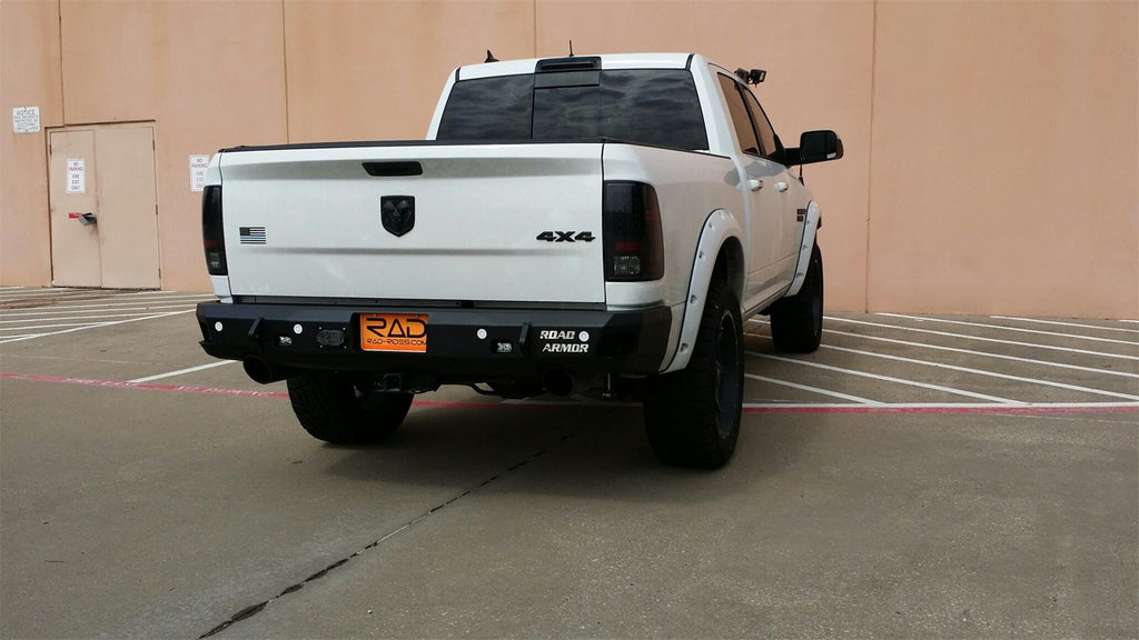 Road Armor 413RRB Stealth Winch Rear Bumper for Select Dodge Ram 1500, Ram