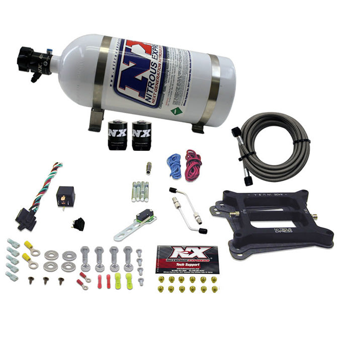 4150-4-BblAlcohol-Nitrous-Kit-(50-300Hp)-W10Lb-Bottle