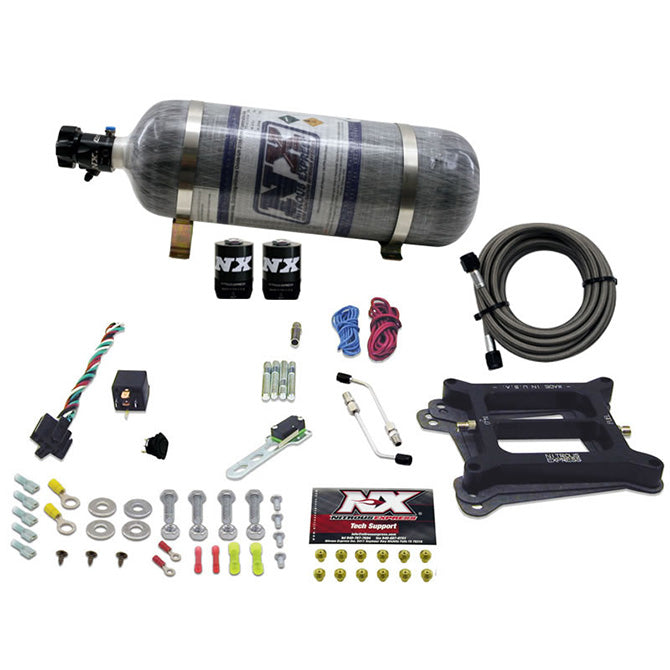 4150-4-BblAlcohol-Nitrous-Kit-(50-300Hp)-WComposite-Bottle