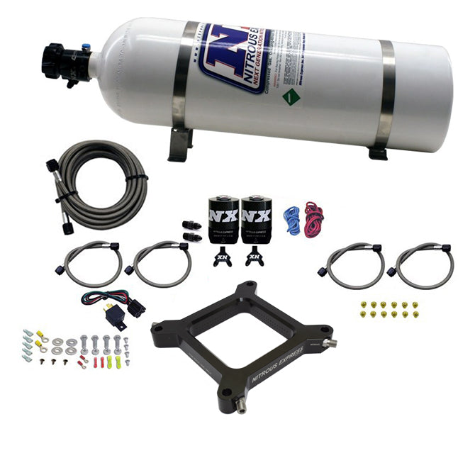 4150-Assassin-Plate-Pro-Power-Nitrous-Kit-(100-500Hp)-W15Lb-Bottle