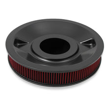 Load image into Gallery viewer, 4150-Drop-Base-Air-Cleaner-Black-W3-Red-Washable-Gauze-Filter