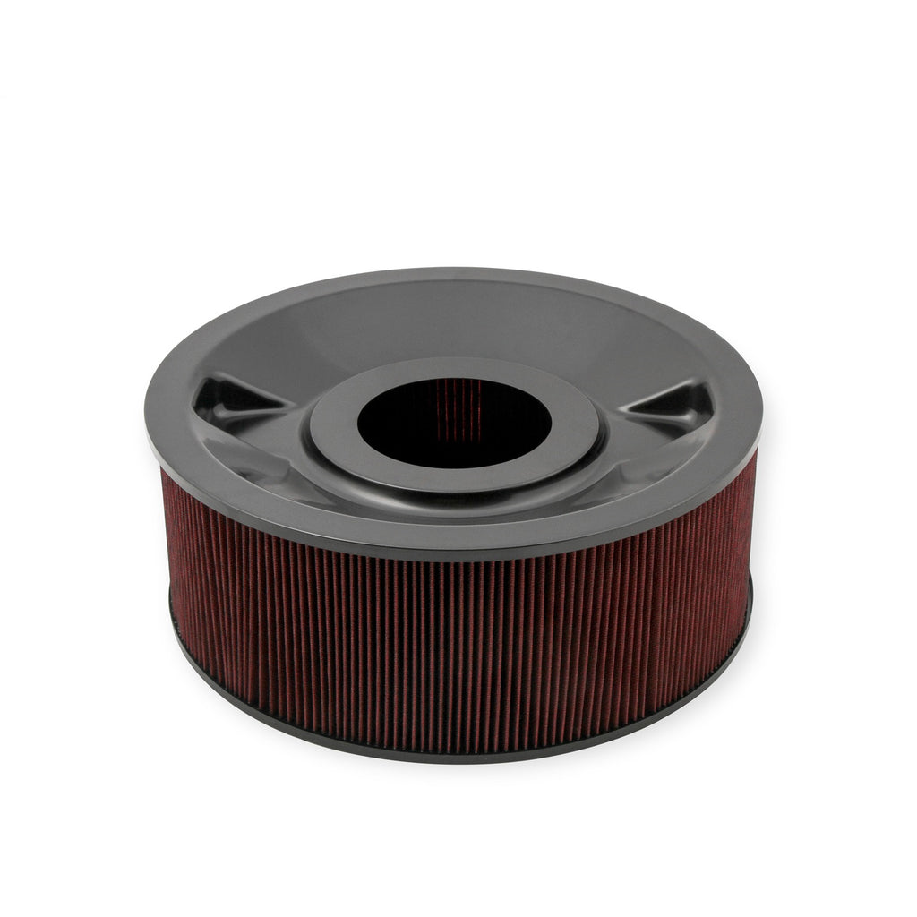 4150-Drop-Base-Air-Cleaner-Black-W6-Red-Washable-Gauze--Filter