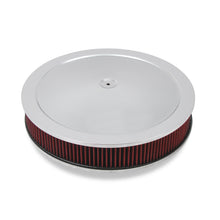 Load image into Gallery viewer, 4150-Drop-Base-Air-Cleaner-Chrome-W3-Red-Washable-Gauze-Filter