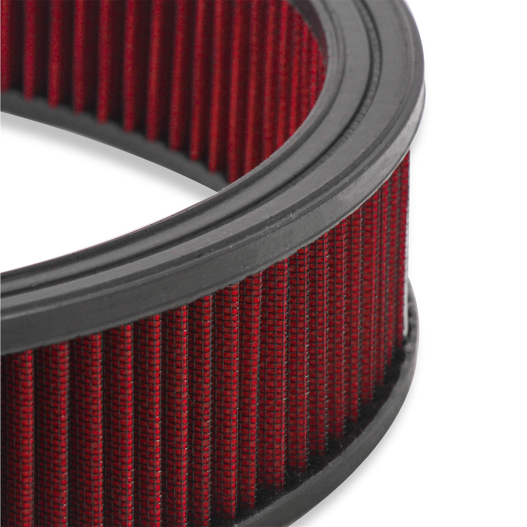 4150-Drop-Base-Air-Cleaner-Chrome-W3-Red-Washable-Gauze-Filter