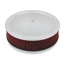 Load image into Gallery viewer, 4150-Drop-Base-Air-Cleaner-Chrome-W4-Red-Washable-Gauze-Filter