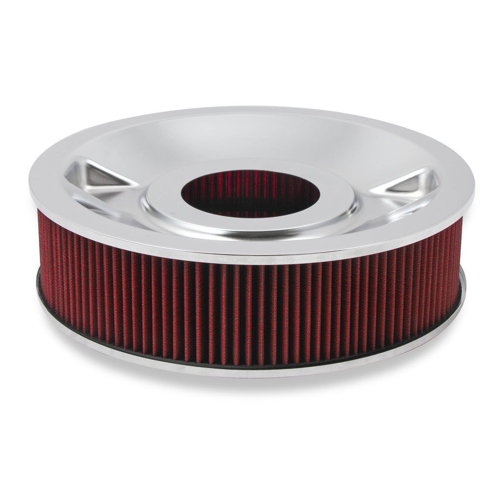 4150-Drop-Base-Air-Cleaner-Chrome-W4-Red-Washable-Gauze-Filter