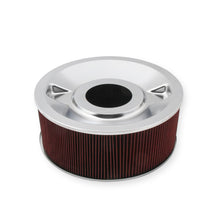 Load image into Gallery viewer, 4150-Drop-Base-Air-Cleaner-Chrome-W6-Red-Washable-Gauze-Filter