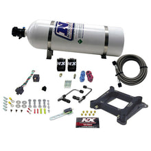 Load image into Gallery viewer, 4150-Gemini-Pro-Power-Alcohol-Nitrous-Kit-(100-500Hp)-W15Lb-Bottle