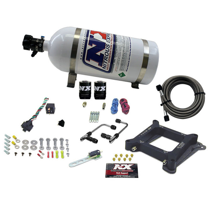 4150-Gemini-Stage-6-Alcohol-Nitrous-Kit-(50-300Hp)-W10Lb-Bottle
