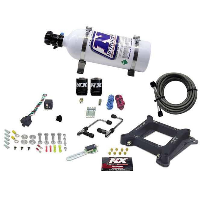 4150-Gemini-Stage-6-Alcohol-Nitrous-Kit-(50-300Hp)-W5Lb-Bottle