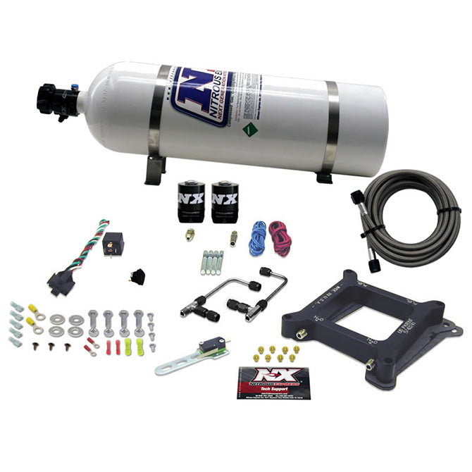 4150-Gemini-Stage-6-Nitrous-Kit-(50-300Hp)-W15Lb-Bottle