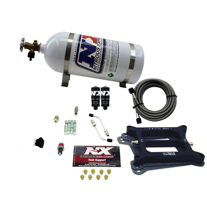 4150-Hitman-4-Bbl-Nitrous-Kit-(100-200Hp)-W10Lb-Bottle