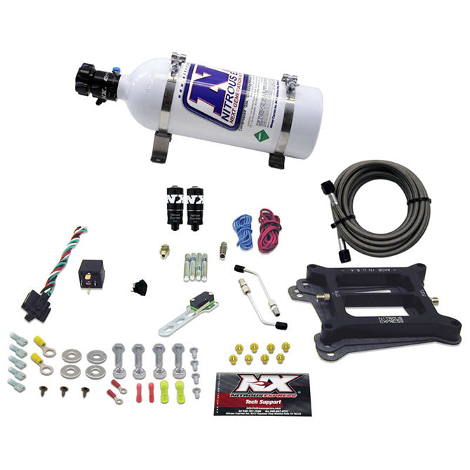 4150-Hitman-Plus-4-Bbl-Nitrous-Kit-(50-200Hp)-W5Lb-Bottle
