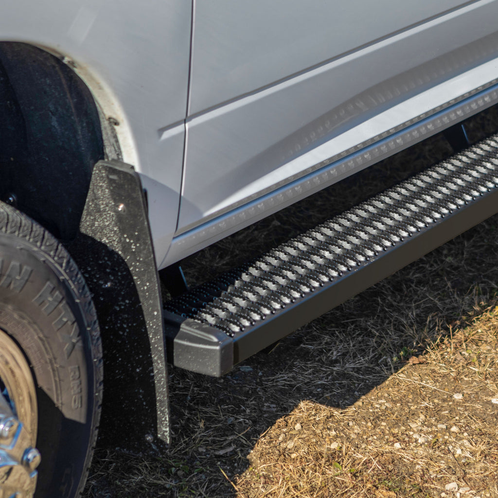 Luverne 415098-401732 Grip Step 7 in. Wheel To Wheel Running Boards - Truck Part Superstore