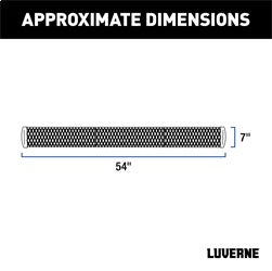 Luverne 415254-570749 LUVERNE 415254-570749 Grip Step 54-Inch Black Aluminum Rear Step; Compatible wit for Select Dodge Sprinter 2500, Dodge Sprinter 3500, Freightliner Sprinter 2500, Freightliner Sprinter 3500, Mercedes-Benz Sprinter 2500, Mercedes-Benz