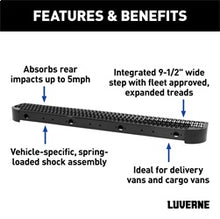 Load image into Gallery viewer, Luverne 415358-571503 LUVERNE 415358-571503 Impact Shock-Absorbing Cargo Van Rear Bumper Guard Step; F for Select Ram ProMaster 1500, Ram ProMaster 2500, Ram ProMaster