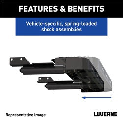 Luverne 415358-571503 LUVERNE 415358-571503 Impact Shock-Absorbing Cargo Van Rear Bumper Guard Step; F for Select Ram ProMaster 1500, Ram ProMaster 2500, Ram ProMaster