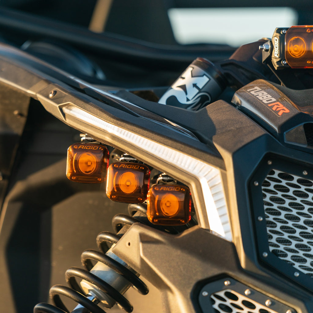 Rigid Industries 41637 Can-Am Revolve Headlight Kit for Select Can-Am Maverick 1000R DPS, Can-Am Maverick 1000R Turbo, Can-Am Maverick 1000R X mr, Can-Am Maverick 1000R X xc, Can-Am Maverick 1000R XC, Can-Am Maverick 1000R xc DPS, Can-Am Maverick Max