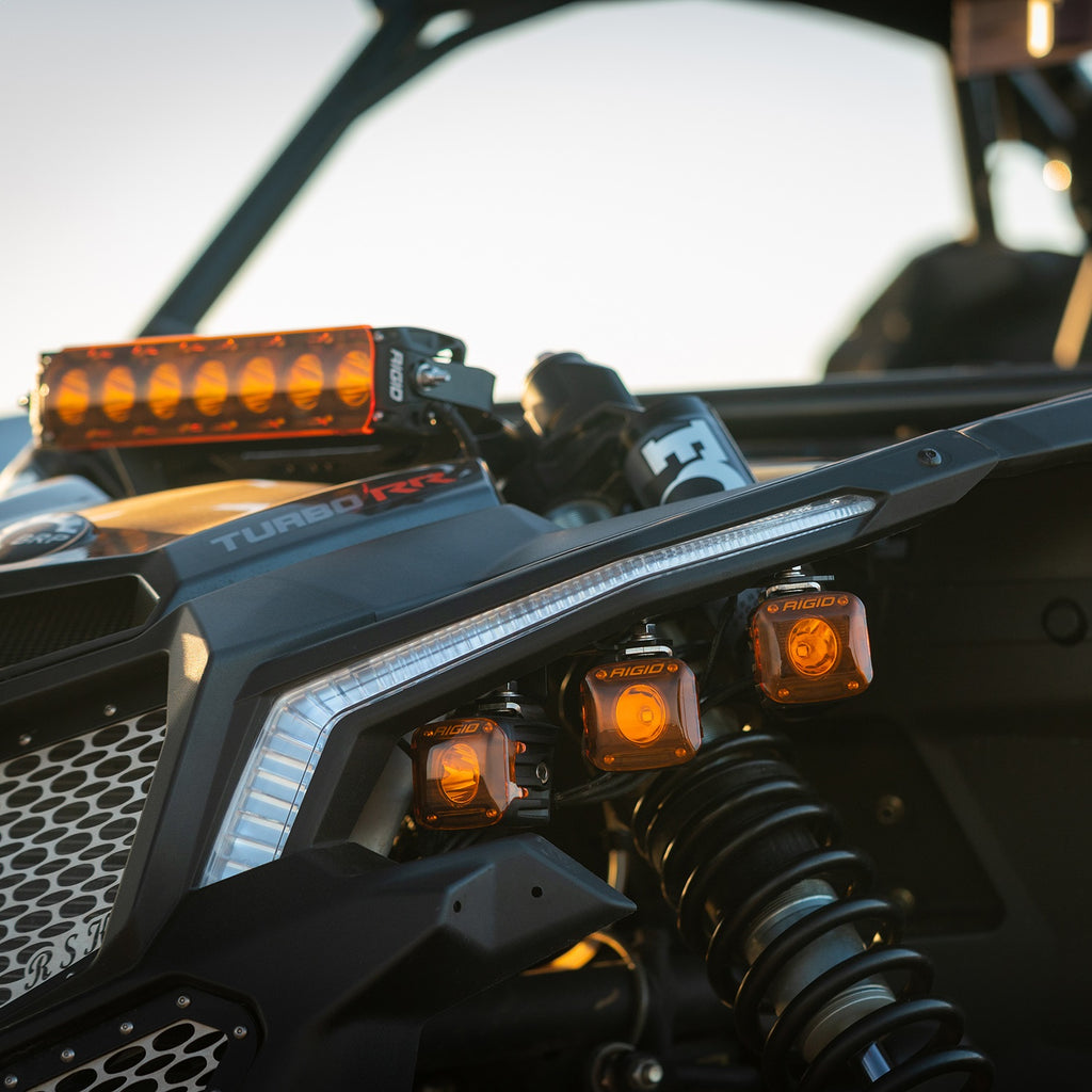 Rigid Industries 41637 Can-Am Revolve Headlight Kit for Select Can-Am Maverick 1000R DPS, Can-Am Maverick 1000R Turbo, Can-Am Maverick 1000R X mr, Can-Am Maverick 1000R X xc, Can-Am Maverick 1000R XC, Can-Am Maverick 1000R xc DPS, Can-Am Maverick Max