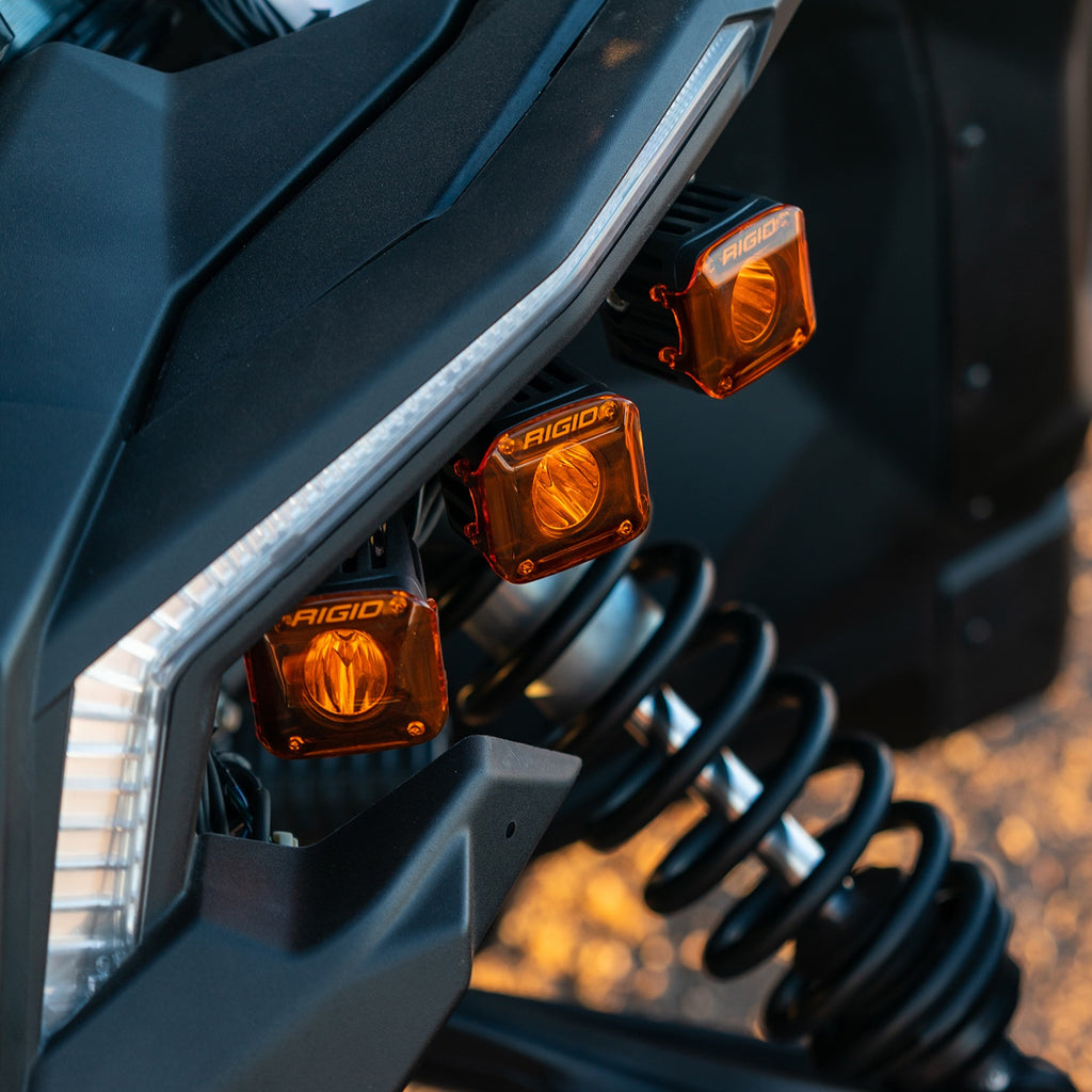 Rigid Industries 41637 Can-Am Revolve Headlight Kit for Select Can-Am Maverick 1000R DPS, Can-Am Maverick 1000R Turbo, Can-Am Maverick 1000R X mr, Can-Am Maverick 1000R X xc, Can-Am Maverick 1000R XC, Can-Am Maverick 1000R xc DPS, Can-Am Maverick Max
