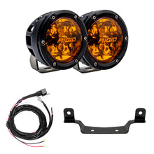 Load image into Gallery viewer, Rigid Industries 41652 Razor 360-Series Amber PRO A-Pillar Light Kit for Select Polaris RZR 200 EFI, Polaris RZR PRO XP 4 Premium, Polaris RZR PRO XP 4 Sport, Polaris RZR PRO XP 4 Ultimate, Polaris RZR PRO XP Premium, Polaris RZR PRO XP Sport, Polaris