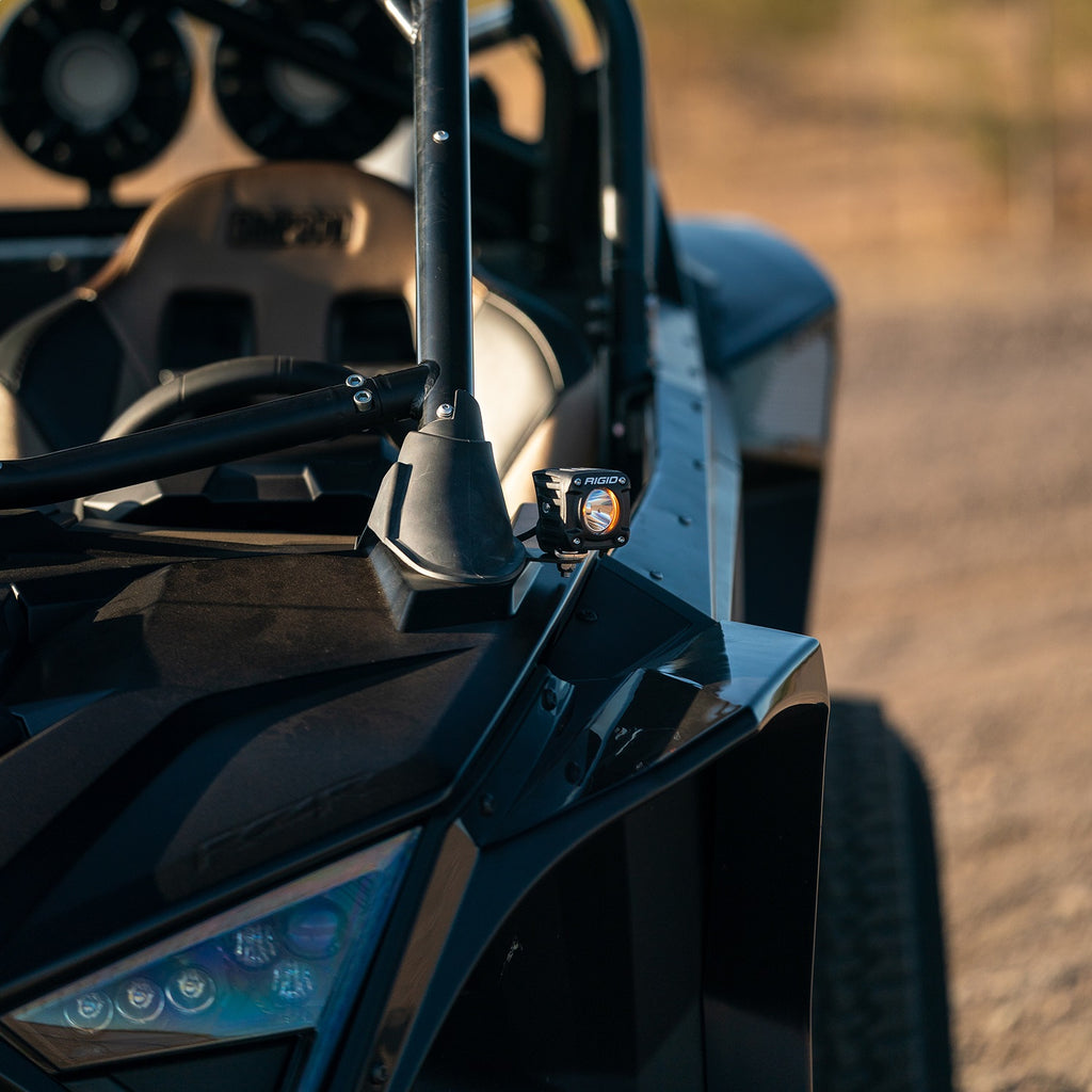 Rigid Industries 41673 Razor Revolve A-Pillar Light Kit for Select Polaris RZR 200 EFI, Polaris RZR PRO XP 4 Premium, Polaris RZR PRO XP 4 Sport, Polaris RZR PRO XP 4 Ultimate, Polaris RZR PRO XP Premium, Polaris RZR PRO XP Sport, Polaris RZR PRO XP