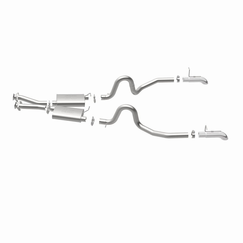 MagnaFlow Exhaust Products 15632 Street Series Polished Cat-Back System for Select Ford Mustang