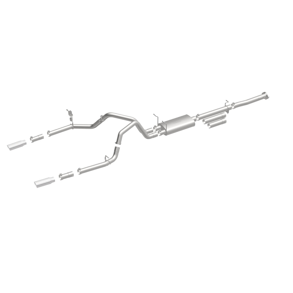MagnaFlow Exhaust Products 19027 Street Series Polished Cat-Back System for Select Chevrolet Silverado HD, Chevrolet Silverado HD, GMC Sierra HD, GMC Sierra HD