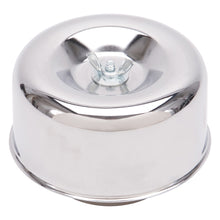Load image into Gallery viewer, Air-Cleaner-94-Series-Round-Steel-Top-4-65In-Dia-X-3-125In-2-63In-Id-Raised-Base-Chrome