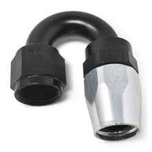 Load image into Gallery viewer, Performance--10-An-BlackSilver-180-Degree-Tight-Radius-Full-Flow-Swivel-Hose-End