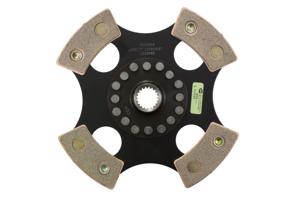 Advanced Clutch 4200004 ACT 4 Pad Rigid Race Clutch Disc for Select Mitsubishi Mirage