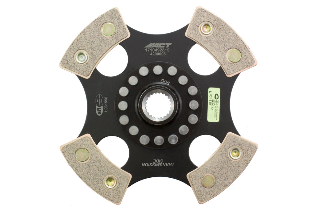 Advanced Clutch 4200005 ACT 4 Pad Rigid Race Clutch Disc for Select Mazda Miata