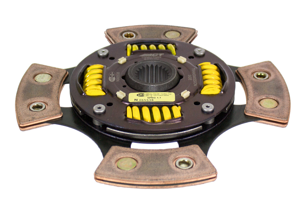 Advanced Clutch 4200103 ACT 4 Pad Sprung Race Clutch Disc for Select Chevrolet Nova, Geo Prizm, Toyota Corolla, Toyota Corona, Toyota MR2, Toyota Paseo, Toyota Tercel