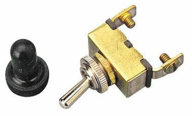 Seadog SED-420465-1 Brass Toggle Switch, On/Off, w/Waterproof Cap