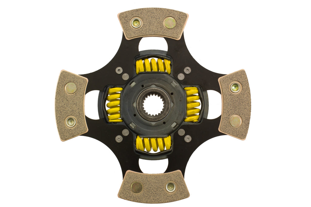 Advanced Clutch 4212103 ACT 4 Pad Sprung Race Clutch Disc for Select Geo Prizm, Lotus Elise, Lotus Exige, Pontiac Vibe, Scion xA, Scion xB, Scion xD, Toyota Celica, Toyota Corolla, Toyota Echo, Toyota MR2, Toyota MR2 Spyder, Toyota Matrix, Toyota Yaris