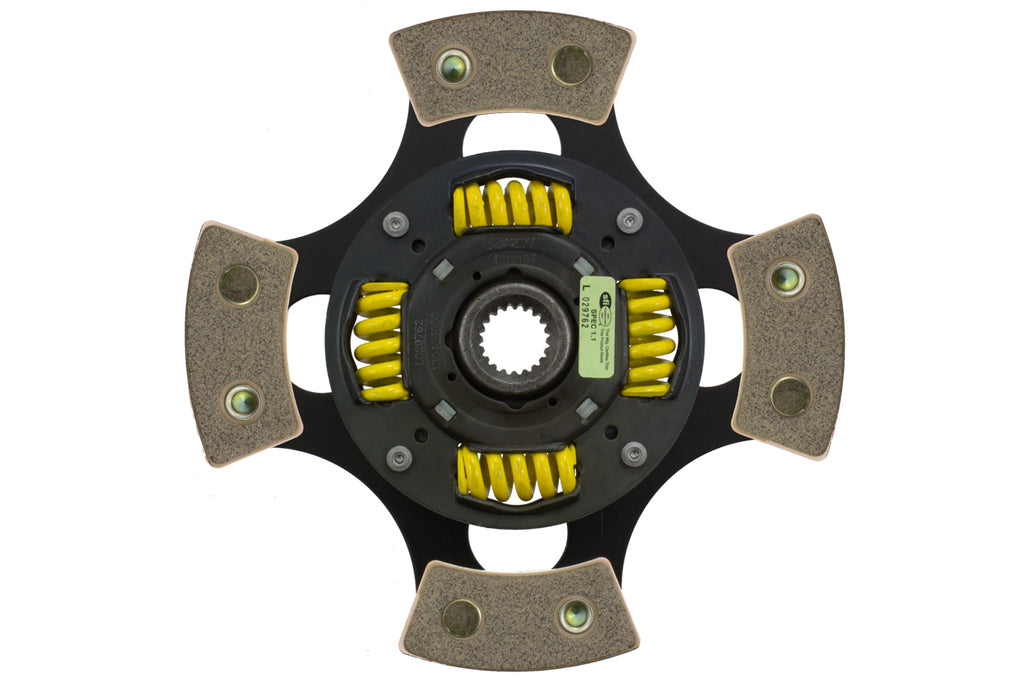 Advanced Clutch 4212104 ACT 4 Pad Sprung Race Clutch Disc for Select Acura EL, Honda CRX, Honda Civic, Honda Civic del Sol