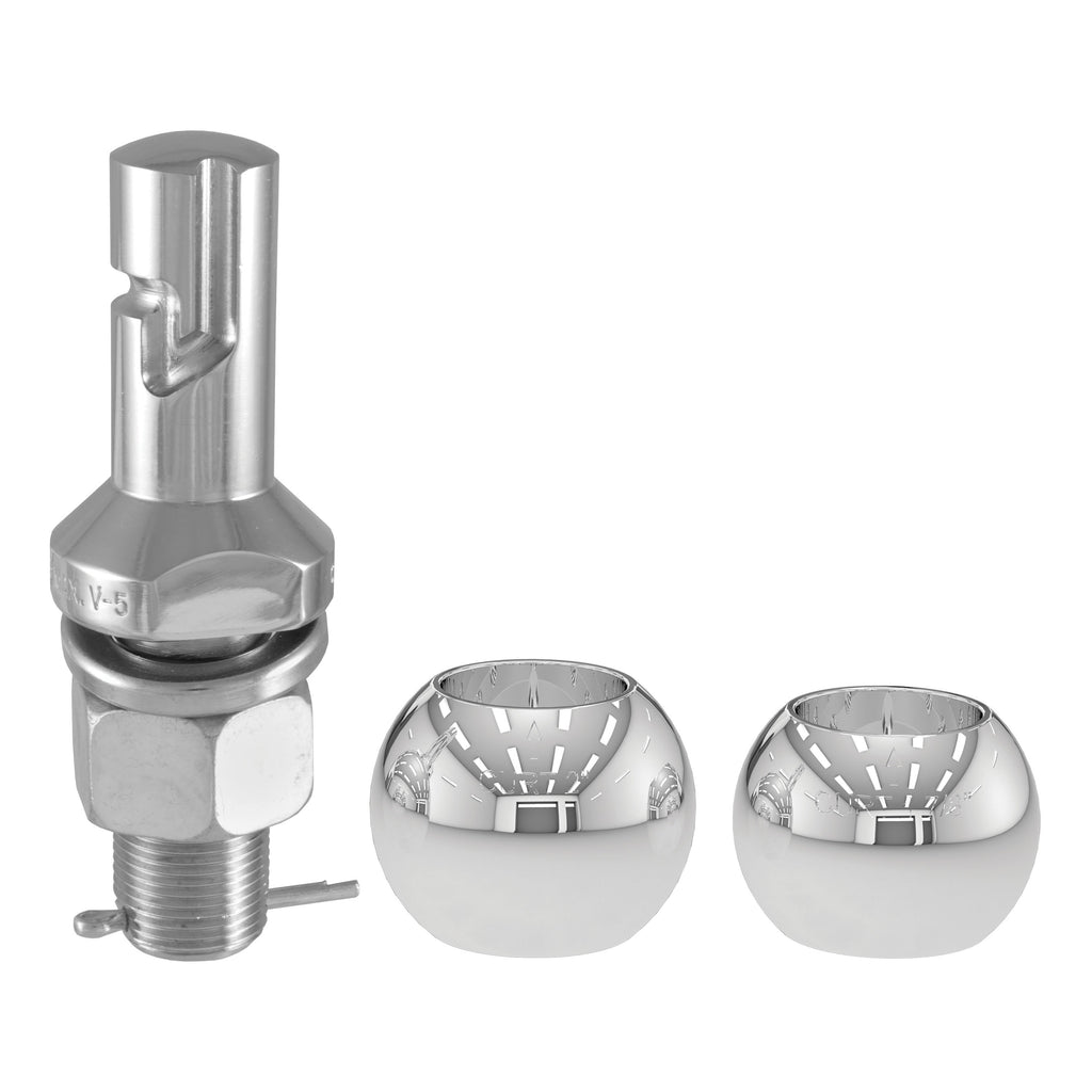 CURT 42178 Switch Ball Trailer Ball Set (1-7/8" & 2" Balls, 1" x 2-1/4" Shank)