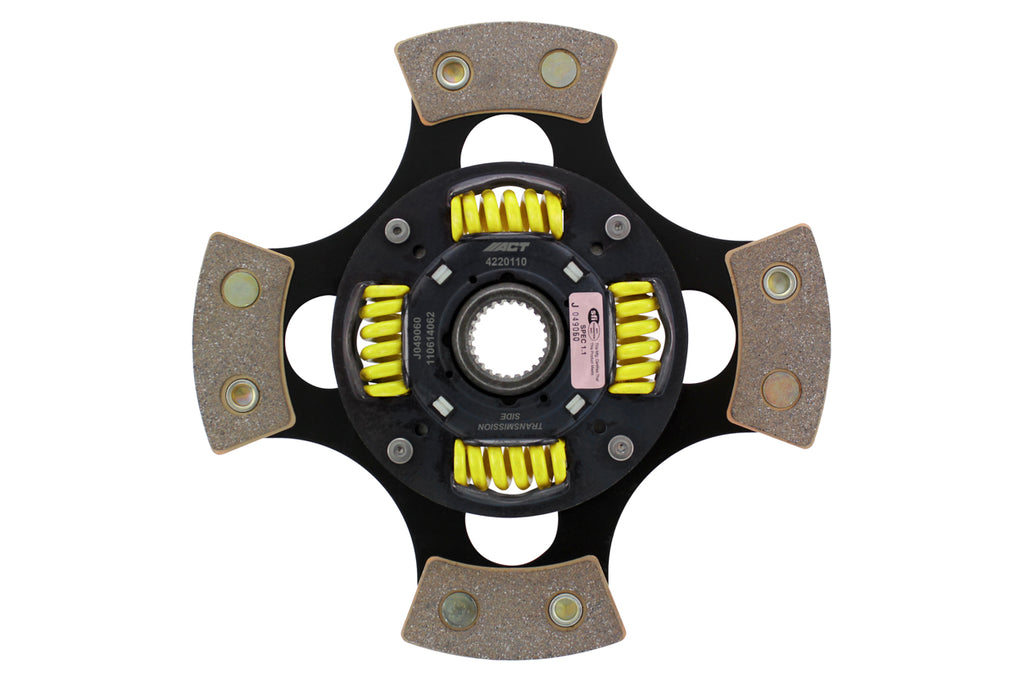 Advanced Clutch 4220110 ACT 4 Pad Sprung Race Clutch Disc for Select Acura Integra, Honda CR-V, Honda Civic, Honda Civic del Sol, Honda Prelude