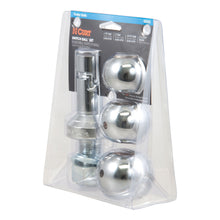 Load image into Gallery viewer, CURT 42225 Switch Ball Trailer Ball Set (1-7/8", 2" &amp; 2-5/16" Balls, 1" x 2-1/4" Shank)