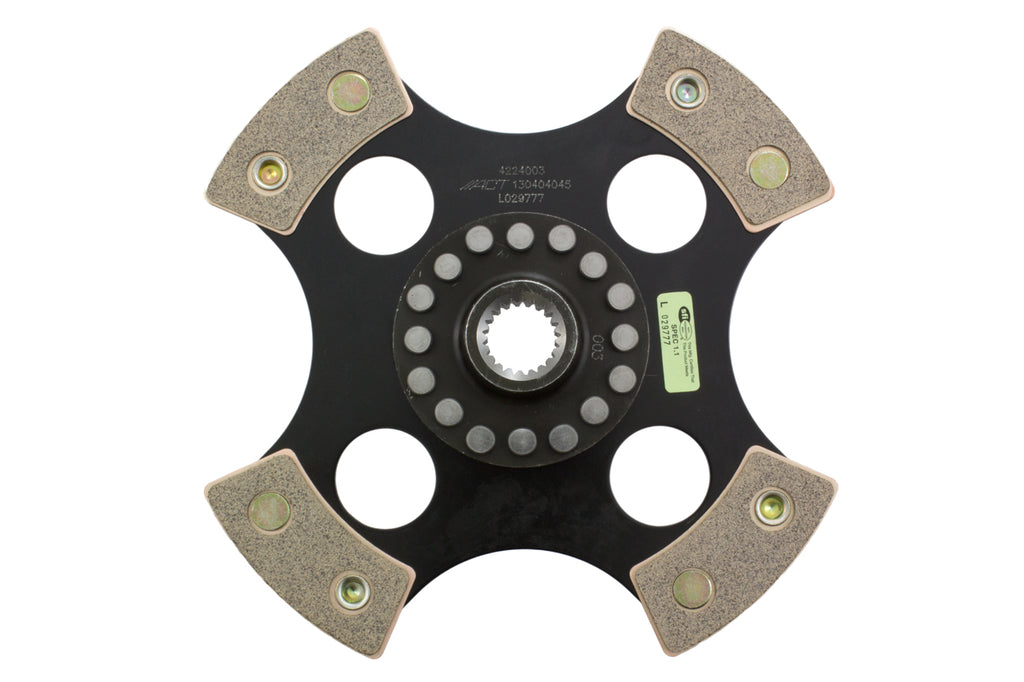 Advanced Clutch 4224003 ACT 4 Pad Rigid Race Clutch Disc for Select Toyota Corolla