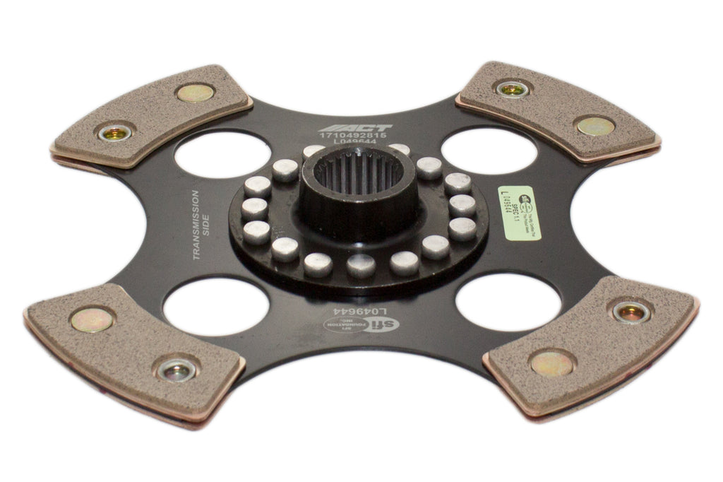 Advanced Clutch 4224010 ACT 4 Pad Rigid Race Clutch Disc for Select Acura CL, Honda Accord, Honda Prelude