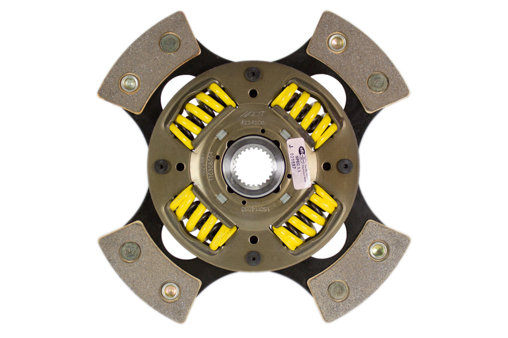 Advanced Clutch 4224206 ACT 4 Pad Sprung Race Clutch Disc for Select Nissan 240SX, Nissan 280Z, Nissan 280ZX, Nissan 620, Nissan 720, Nissan Axxess, Nissan Maxima