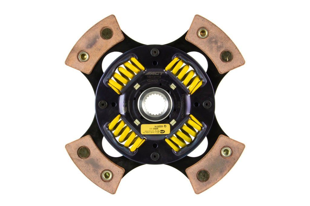 Advanced Clutch 4224505-1 ACT 4 Pad Sprung Race Clutch Disc for Select Mazda MX-5 Miata