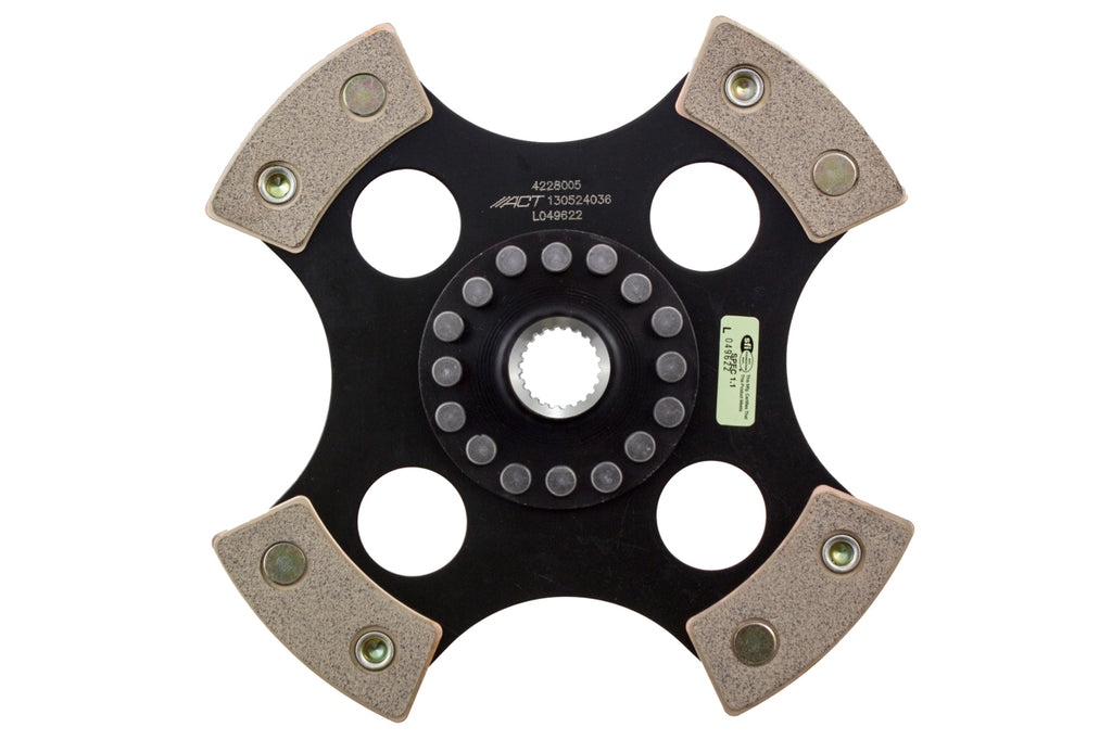Advanced Clutch 4228005 ACT 4 Pad Rigid Race Clutch Disc for Select Mazda 3, Mazda 5
