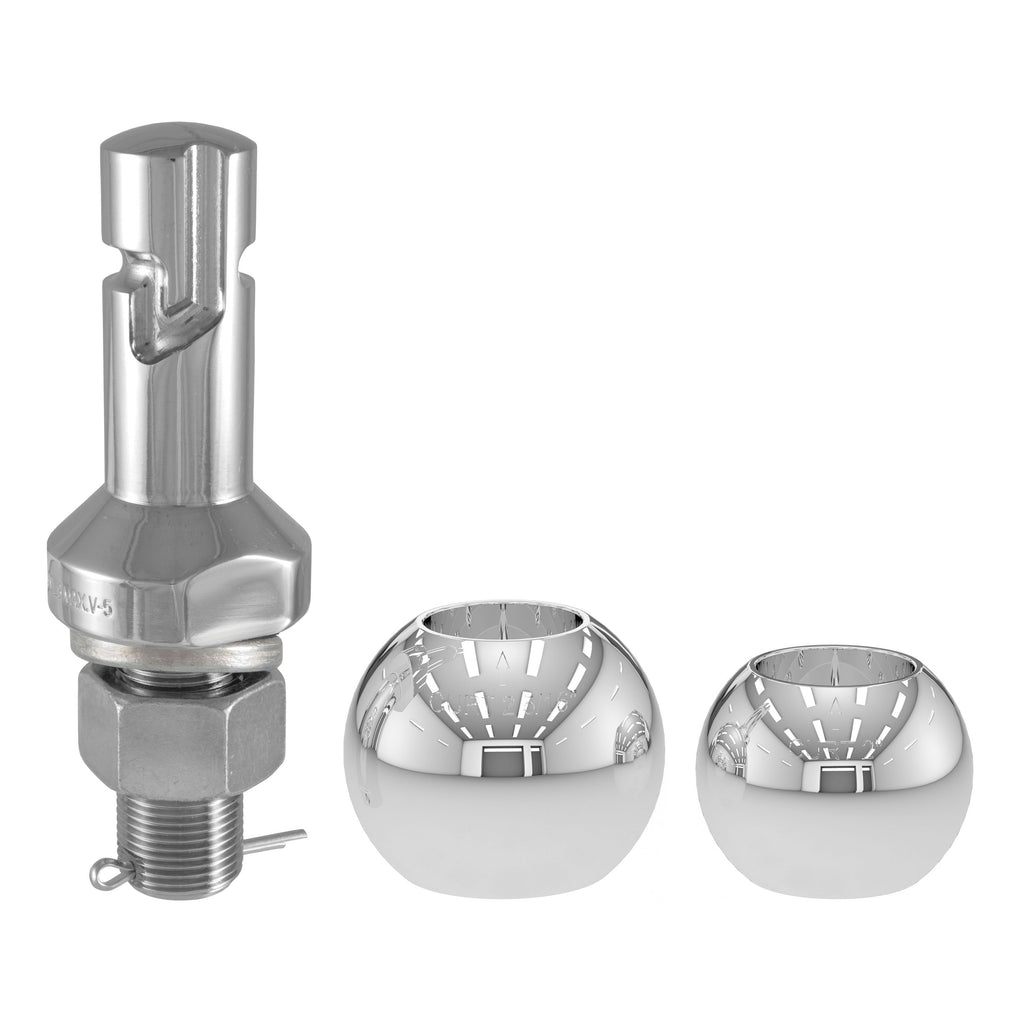 CURT 42280 Switch Ball Trailer Ball Set (2" & 2-5/16" Balls, 1" x 2-1/4" Shank)