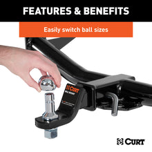 Load image into Gallery viewer, CURT 42280 Switch Ball Trailer Ball Set (2" &amp; 2-5/16" Balls, 1" x 2-1/4" Shank)