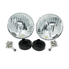 Load image into Gallery viewer, KC HiLiTES 42301 KC Headlight H4 Halogen 7in Dot 2-Light 1997-2006 Jeep Wrangler TJ for Select Jeep TJ, Jeep Wrangler
