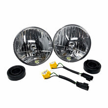 Load image into Gallery viewer, KC HiLiTES 42302 KC Headlight H4 Halogen 7in Dot 2-Light - 2007-2018 Jeep Wrangler JK 2/4-Door for Select Jeep Wrangler, Jeep Wrangler JK